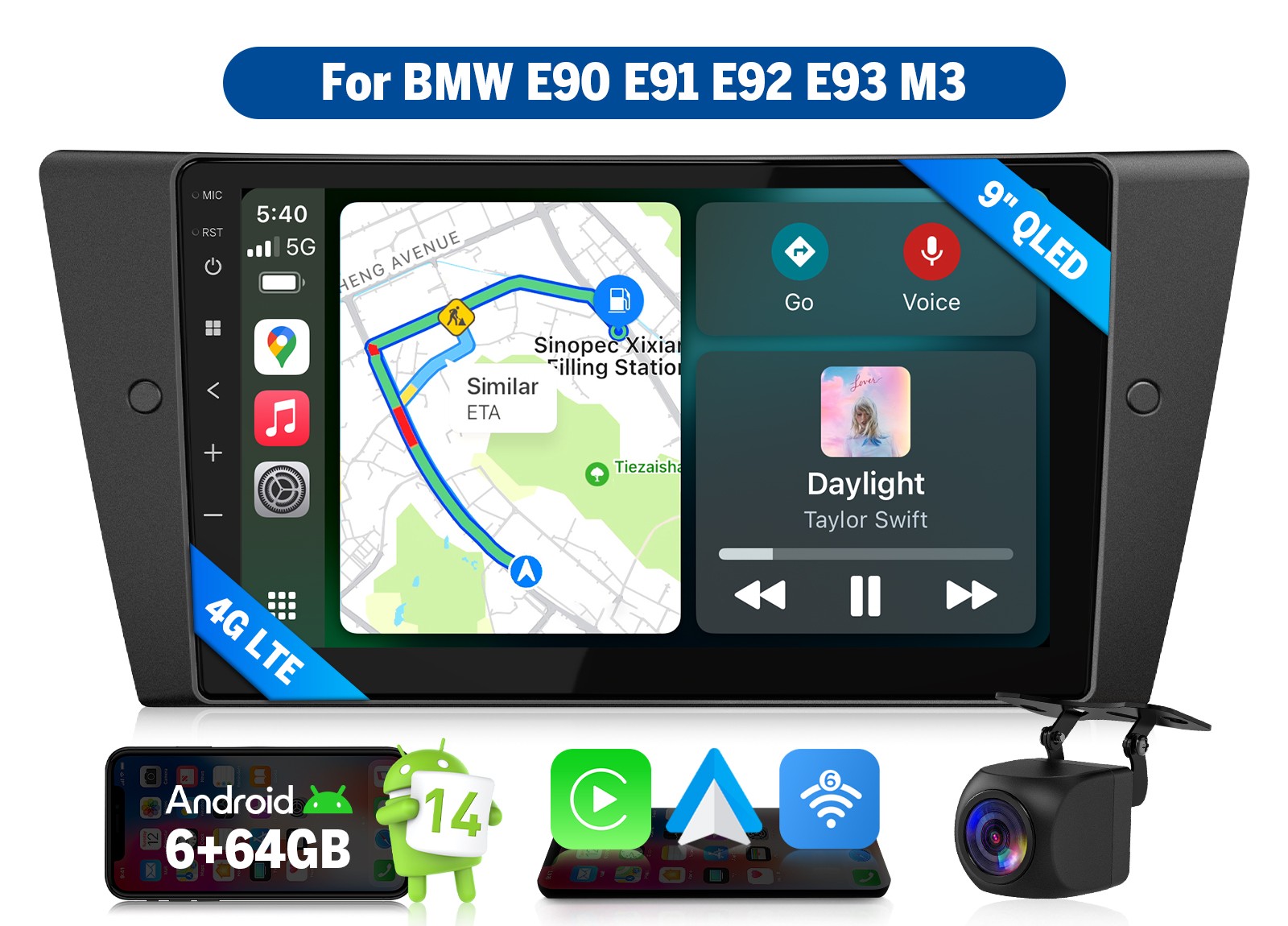 Eonon E90X7S 6+64G Android 14 9\