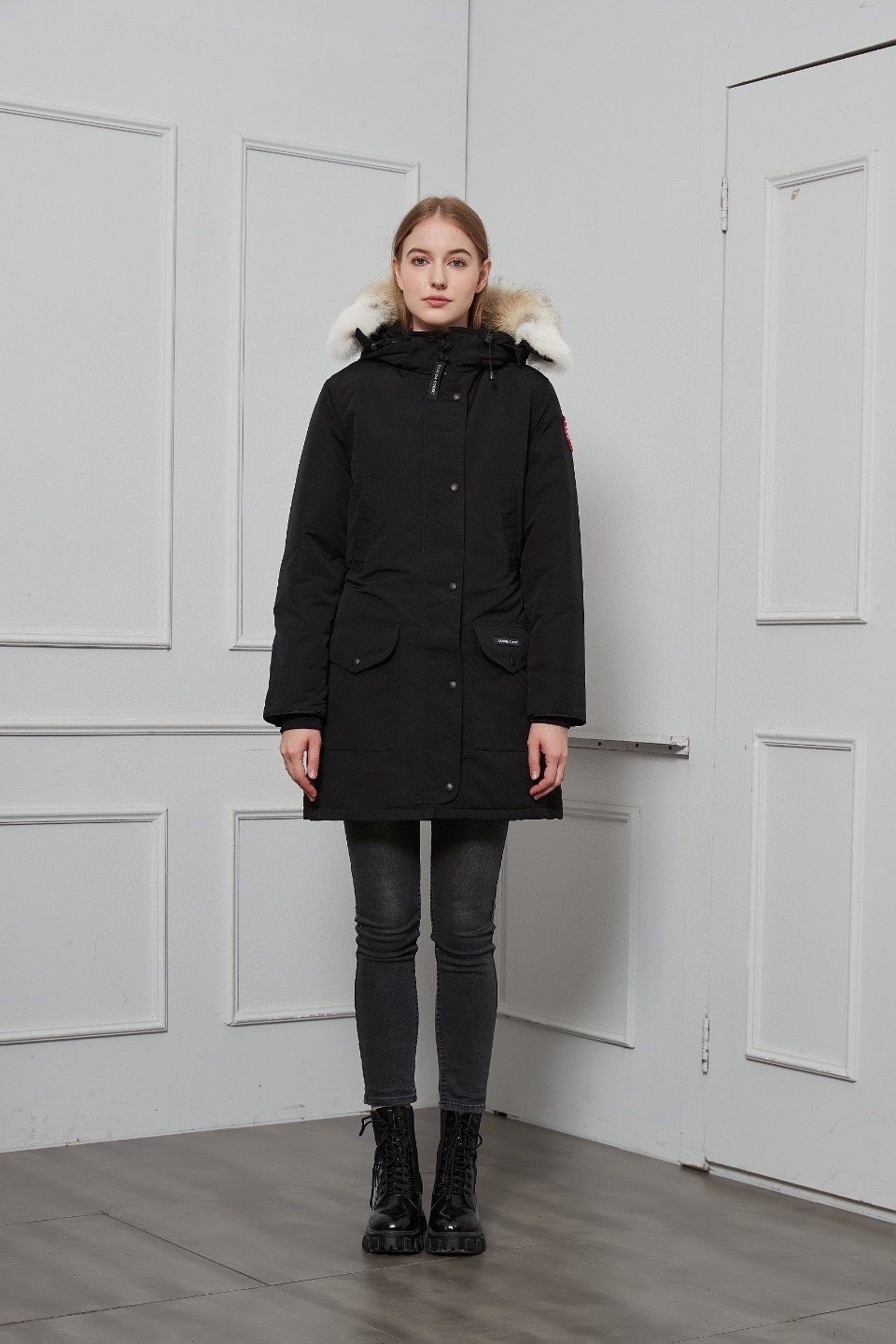 New Canada Goose Trillium Black fashion new Down Jacket for wome New Canada Goose Trillium Black fashion new Down Jacket for wome