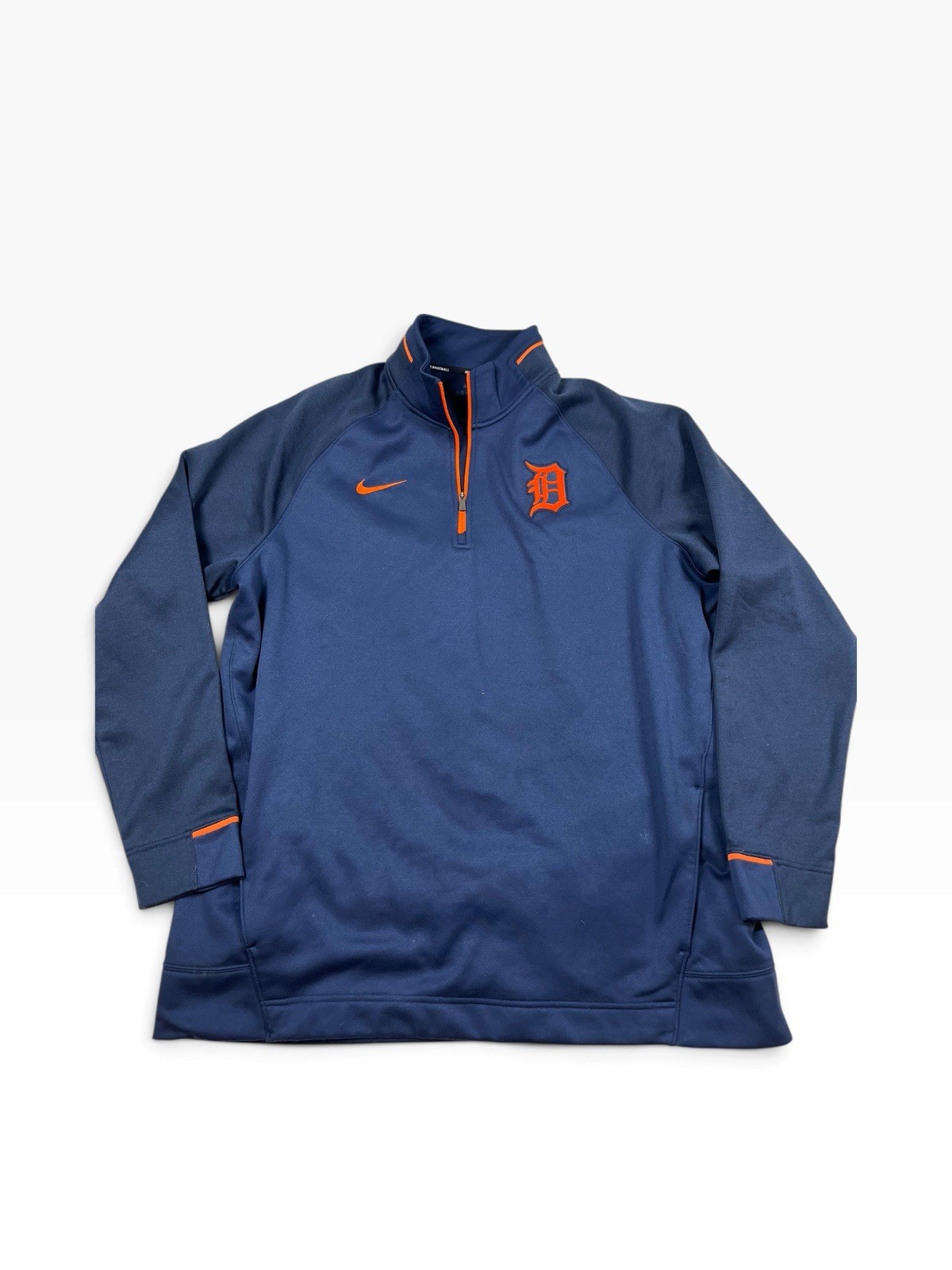 Blue Nike Dri-Fit Detroit Tigers Pullover Sweatshirt Men's XL Blue Nike Dri-Fit Detroit Tigers Pullover Sweatshirt Men's XL