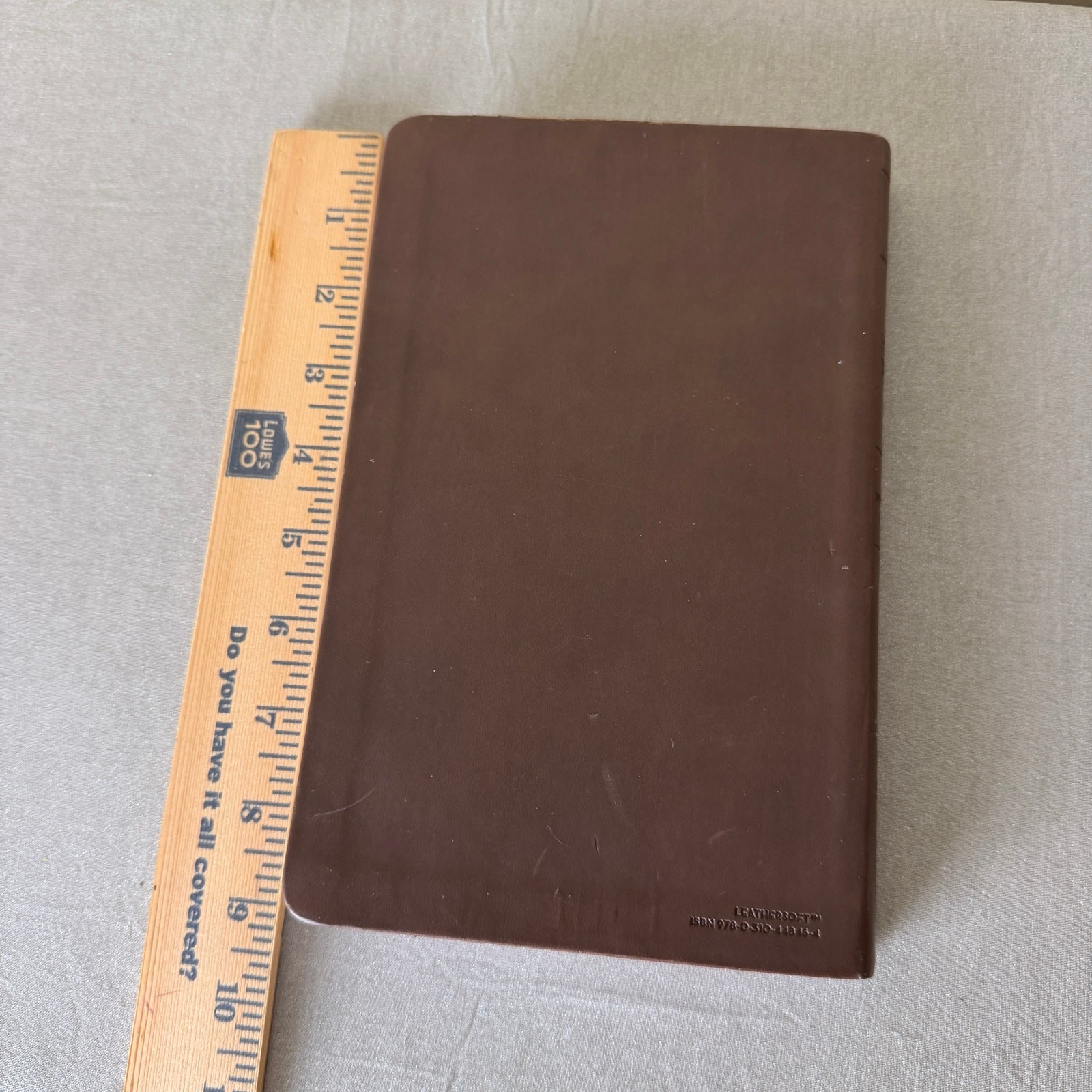 Zondervan NIV Thinline Holy Bible Brown Leathersoft New International Version