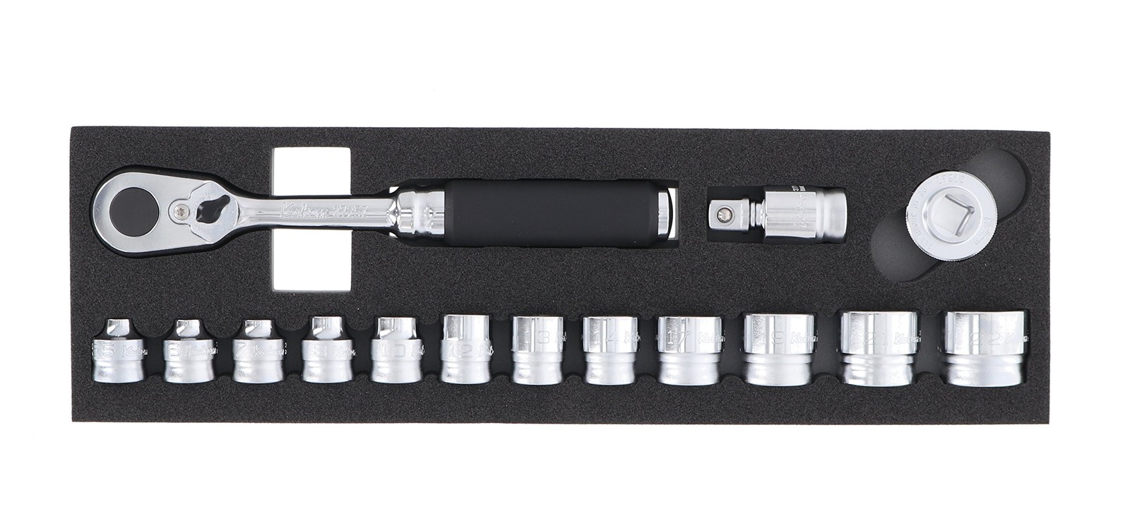 Koken 3285ZA Socket Wrench Basic Set 15 Pcs Yamashita From Japan New
