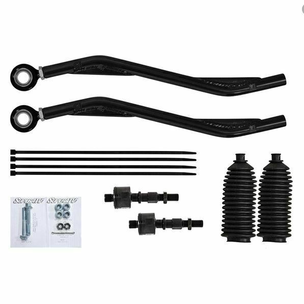 SuperATV Replacement Z-Bend Tie Rod Kit for Polaris Ranger XP 1000 Lift Kits UTV