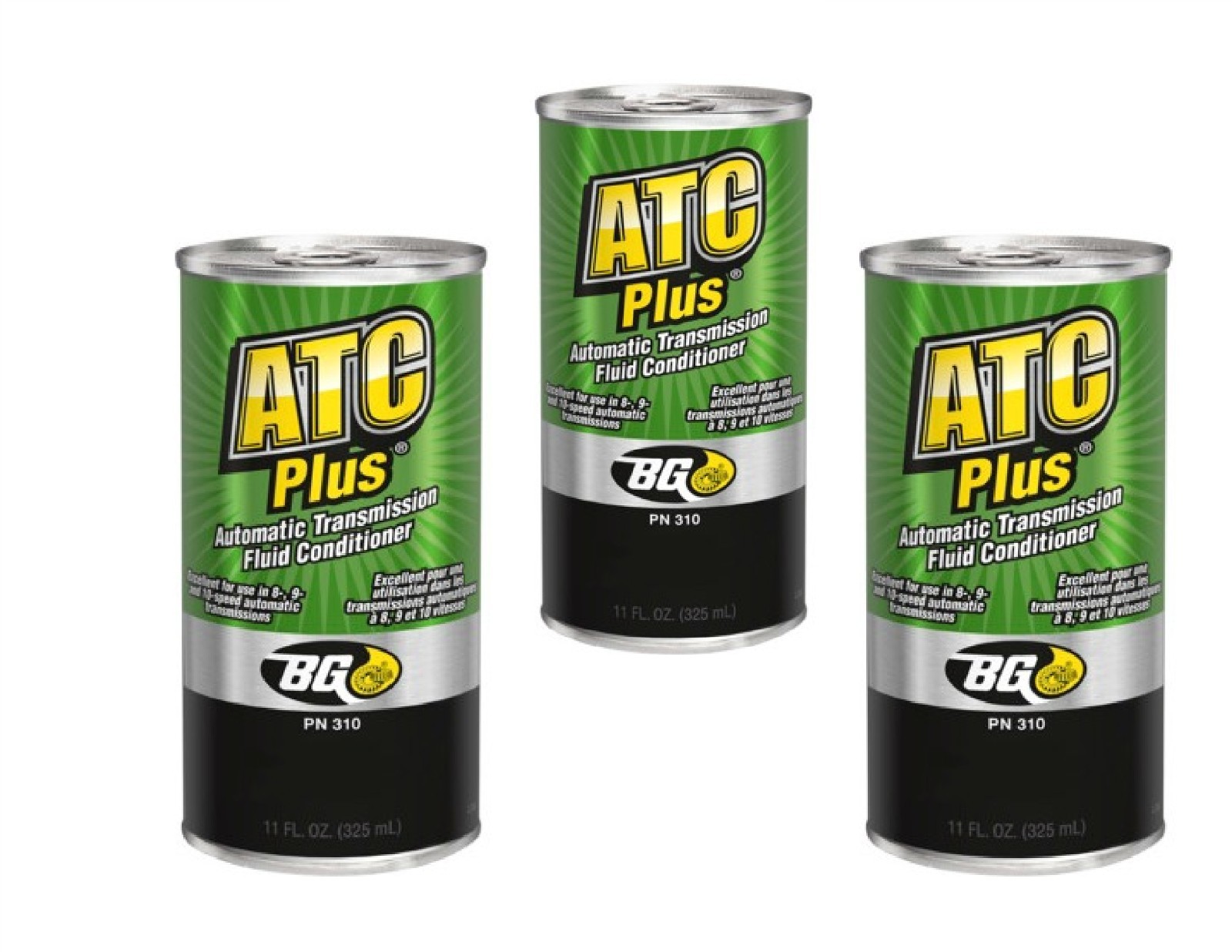 BG ATC PLUS AUTOMATIC TRANSMISSION CONDITIONER NEW CAN PN 310  11 FL. OZ. 3 PACK