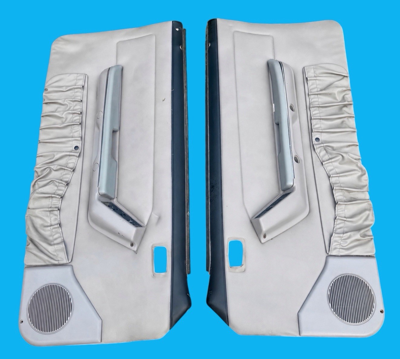 87-93 Ford Mustang Power Door Panels GRAY Panel OEM Drivers Passenger Side 87-93 Ford Mustang Power Door Panels GRAY Panel OEM Drivers Passenger Side