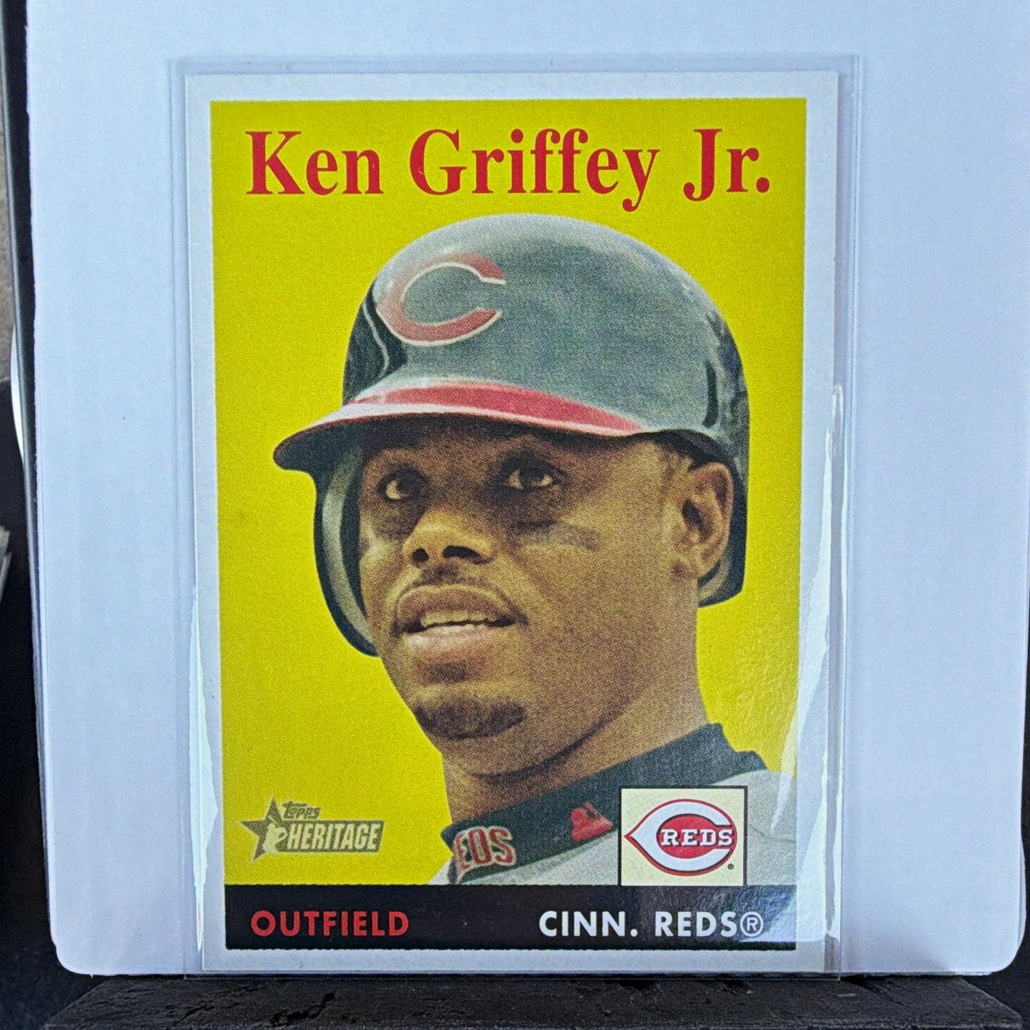 Topps 2007 Topps Heritage Ken Griffey Jr Cincinnati Reds #285 Base Set Topps 2007 Topps Heritage Ken Griffey Jr Cincinnati Reds #285 Base Set