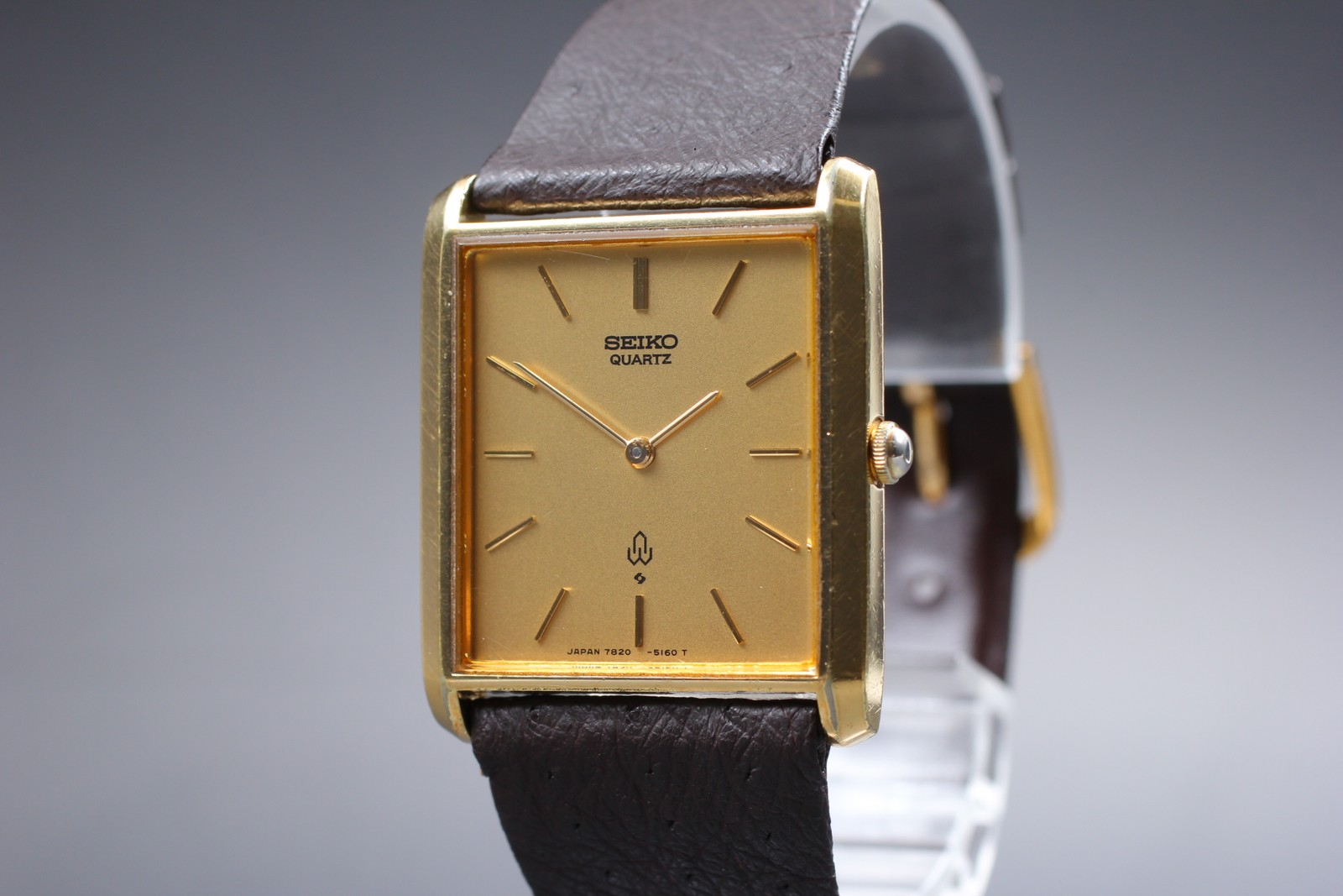 [Near MINT] Vintage 1979 Seiko Chariot 7820-5130 Gold Tank Quartz Men’s Watch