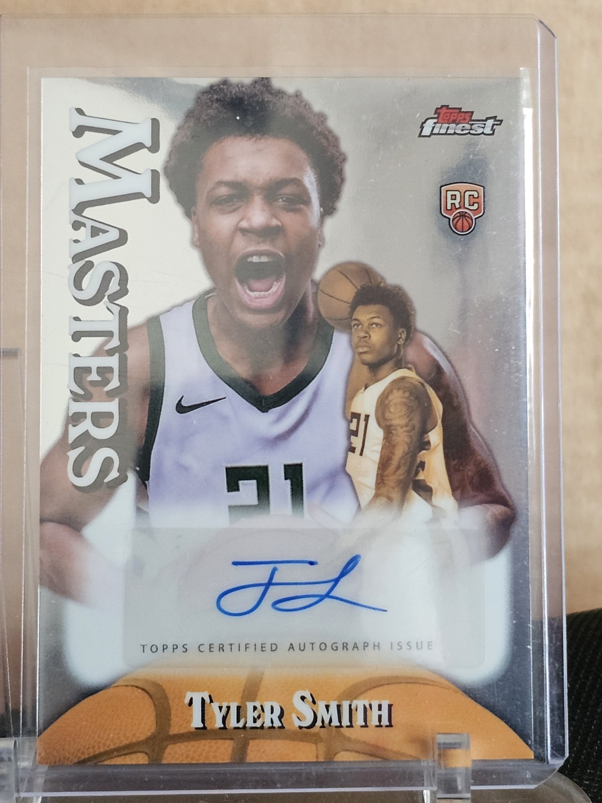 2024-25 Topps Finest - Masters Autographs Tyler Smith #MA-TS Refractor (AU, RC)