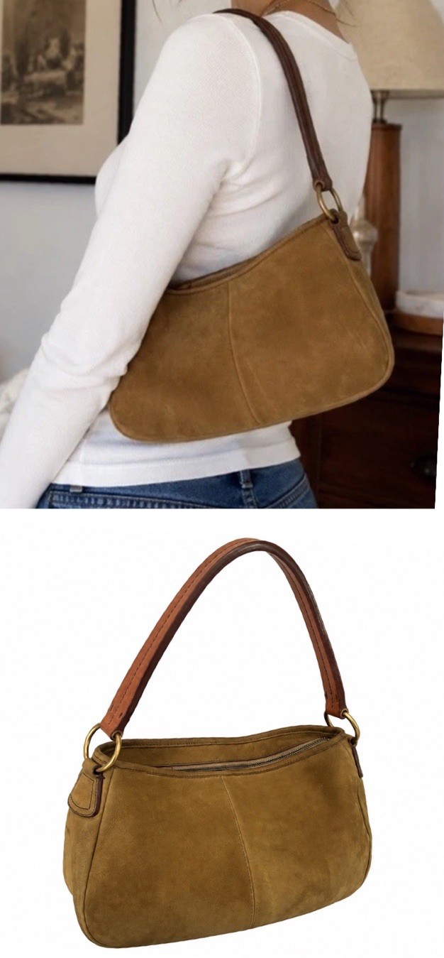 Authentic Vintage Miu Miu Made Italy Vitello Leather Hobo Shoulder Y2K Archive