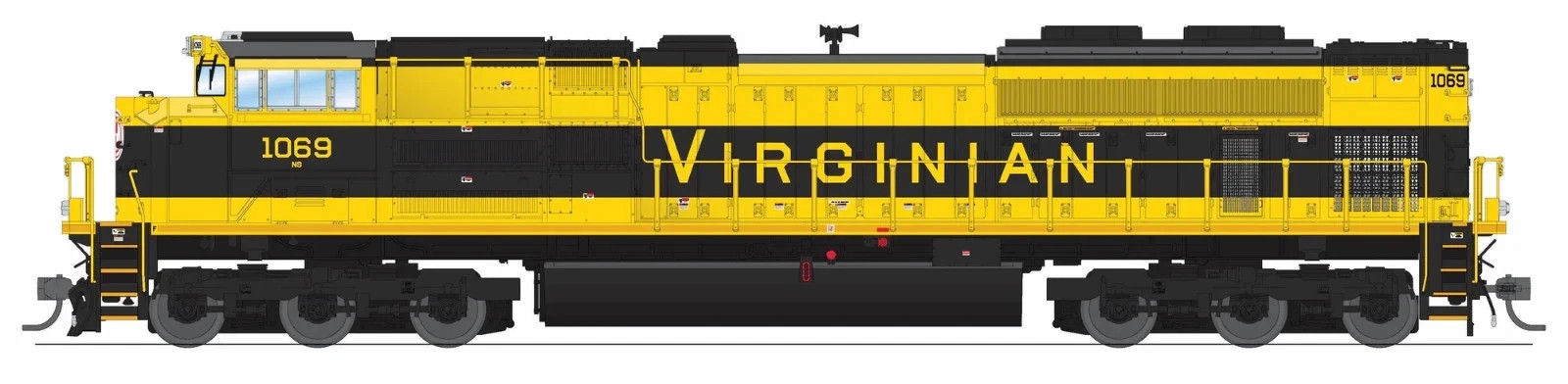 Broadway LTD HO 9783 EMD SD70ACe NS 1069 Virginian Heritage Paint Paragon4 Sound Broadway LTD HO 9783 EMD SD70ACe NS 1069 Virginian Heritage Paint Paragon4 Sound