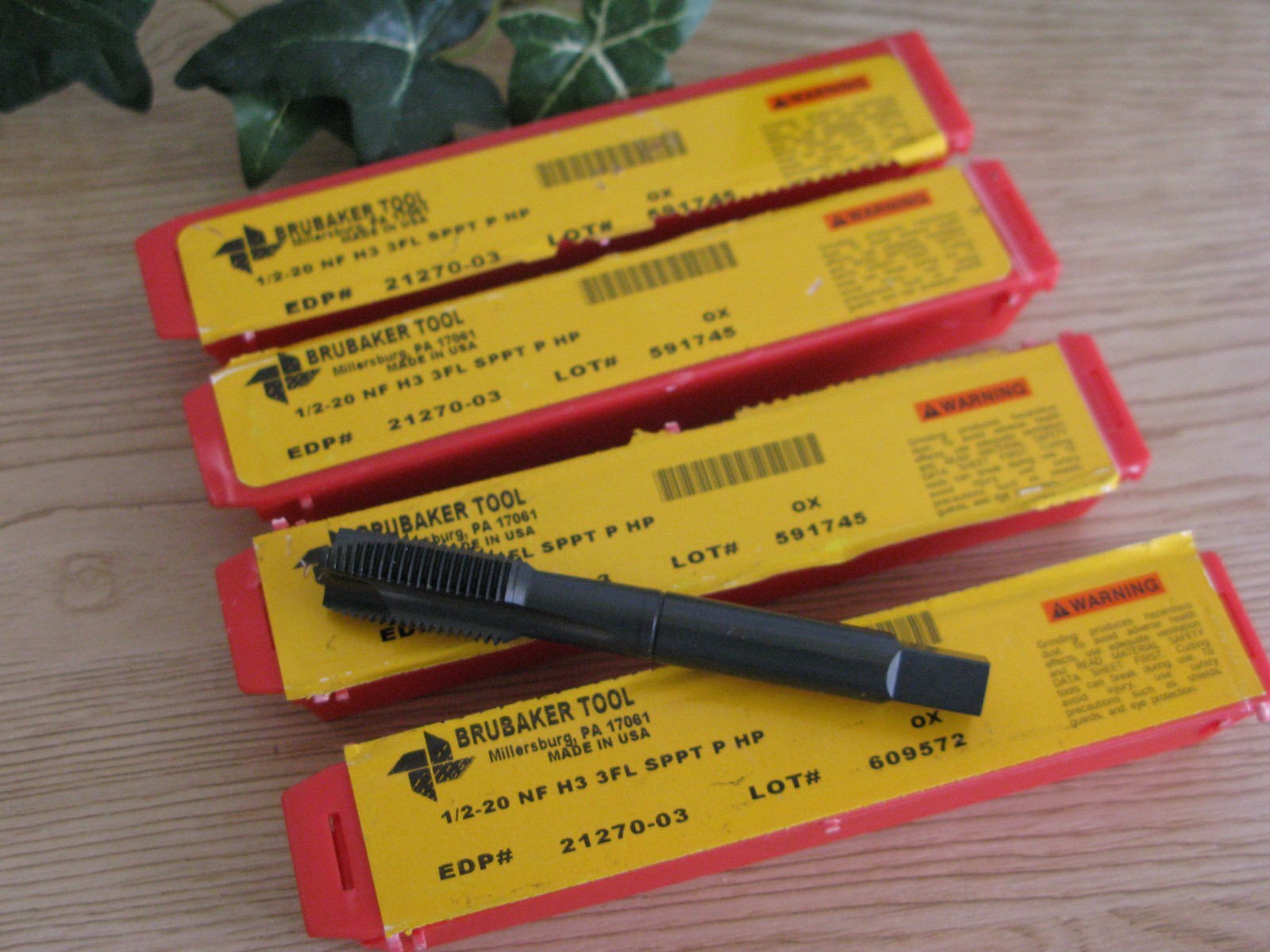 4 NEW Brubaker Tool HSS 1/2\ 4 NEW Brubaker Tool HSS 1/2\