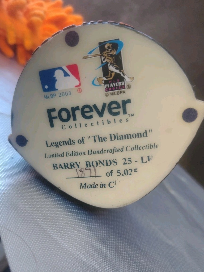 RARE Barry Bonds 2002 MVP Forever Collectibles Bobblehead, San Francisco Giants RARE Barry Bonds 2002 MVP Forever Collectibles Bobblehead, San Francisco Giants