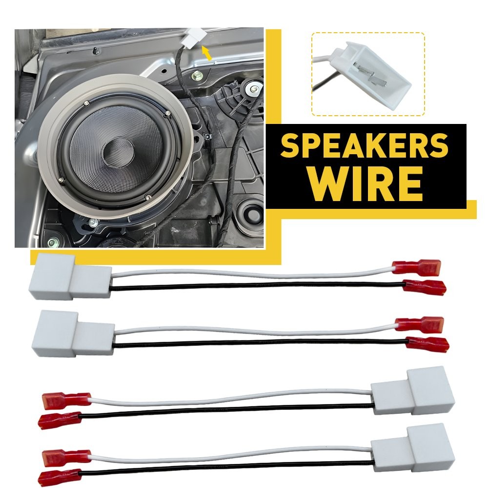 Metra (Set/4) Speaker 72-8104 Audio Harness Adapter Wiring For Toyota 1987+