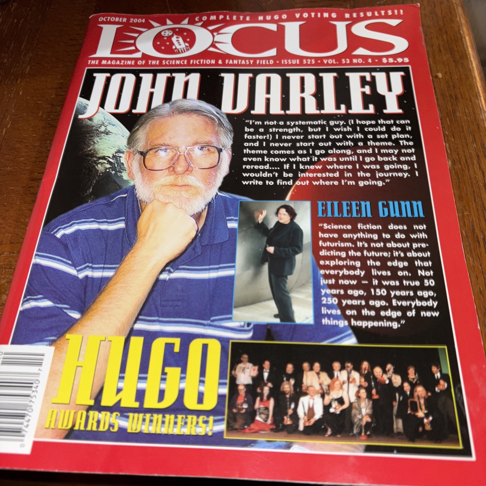 VTG 2004 Sci-Fi Locus Magazine: John Varley Eileen Gunn Science Fiction