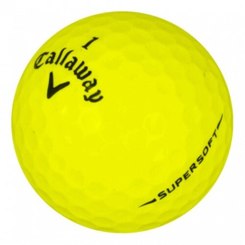 Callaway Supersoft Yellow 50 Pack Used Golf Balls 3A AAA Good Condition