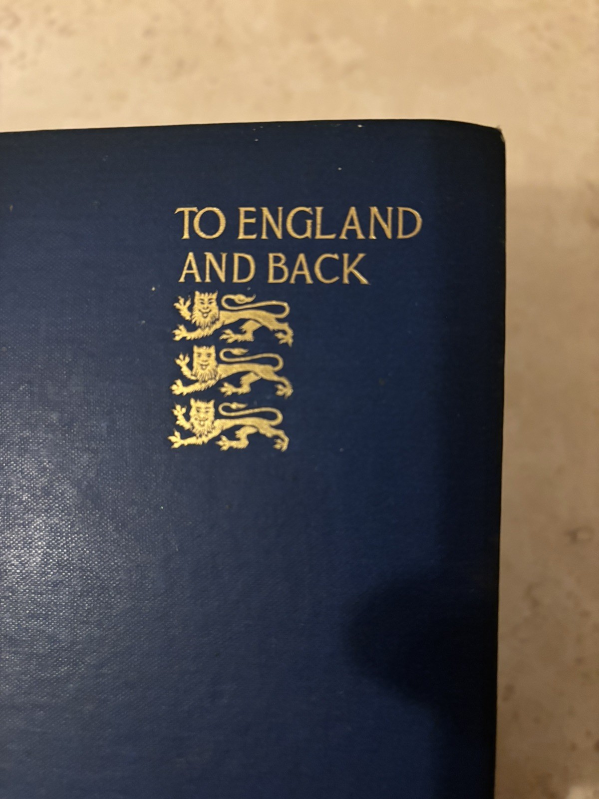 Scarce 1892 Travel Book  To England And Back: A Winter Vacation by Knowles