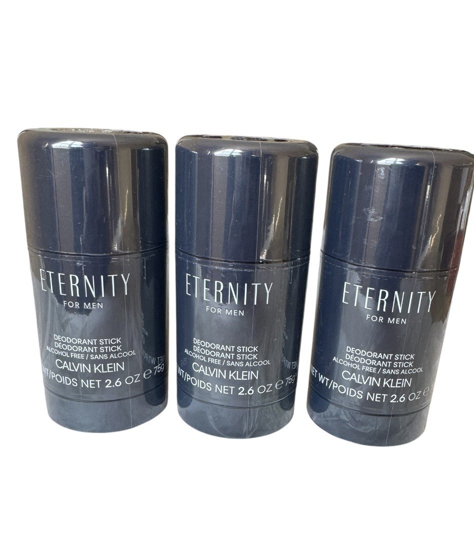 3 X Eternity Cologne By Calvin Klein for Men 2.6 oz Deodorant Stick 3 X Eternity Cologne By Calvin Klein for Men 2.6 oz Deodorant Stick
