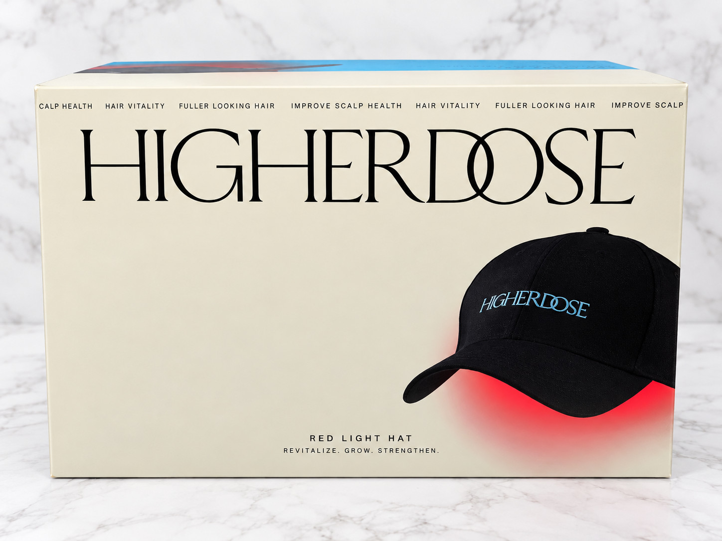 HigherDOSE Red Light Therapy LED Hair Growth Hat – New, Unused