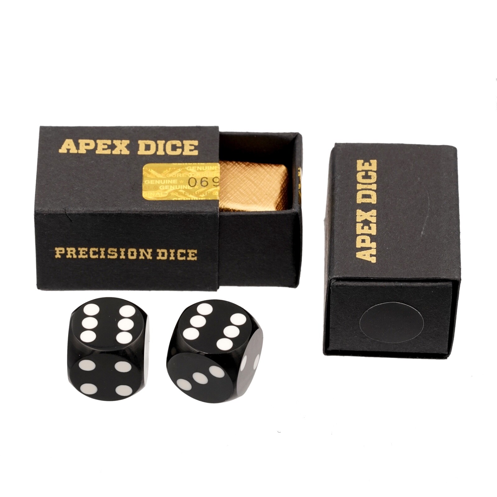 Precision Backgammon Dice **SECURITY SEALED** Professional Backgammon Dice