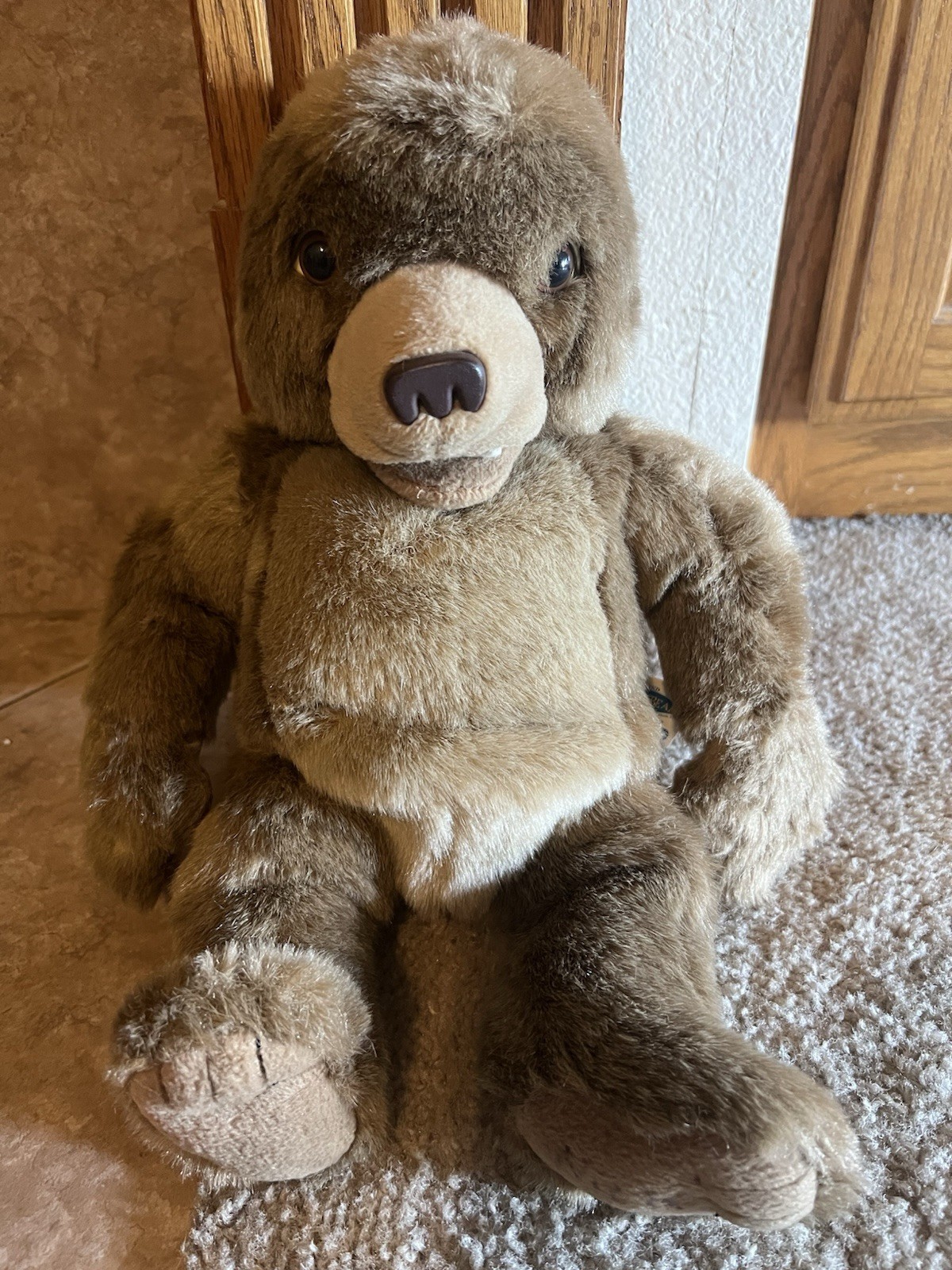 1998 Little Bear Kid Power Maurice Sendak Talking Laughing Toy Plush Works 1998 Little Bear Kid Power Maurice Sendak Talking Laughing Toy Plush Works