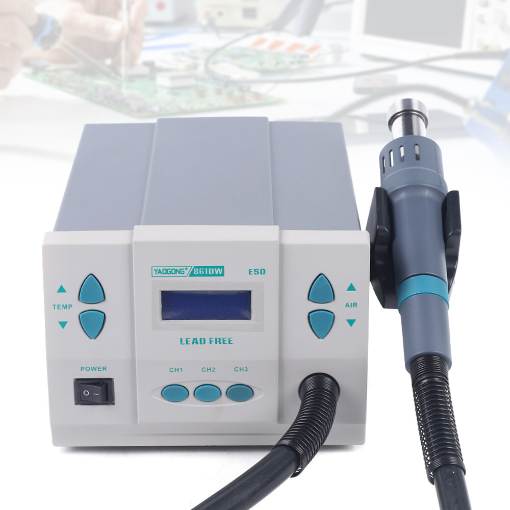 1000W 861DW Heat Gun Digital Display Station Hot Air Rework Station Soldering