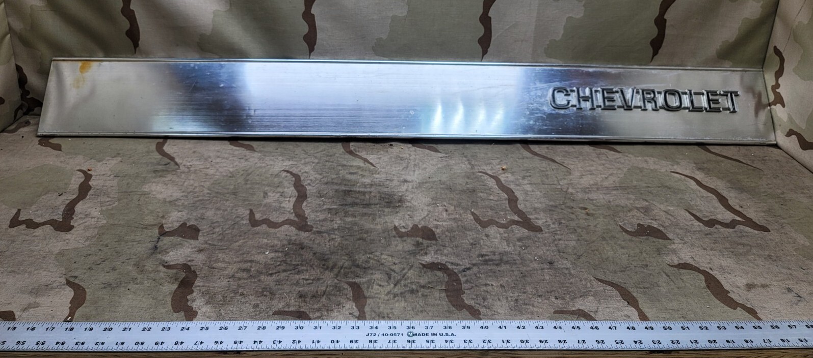 1987 88 89 90 1991 CHEVROLET TAILGATE TRIM PANEL CHEVY OEM