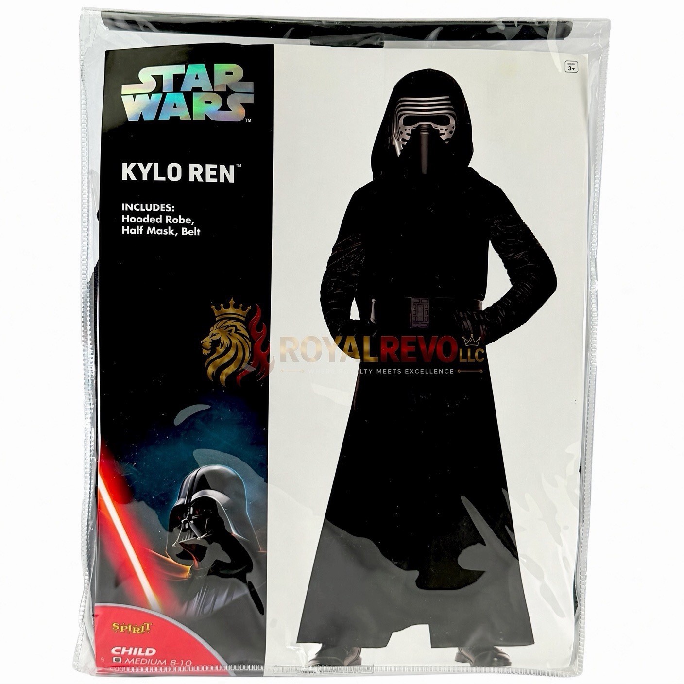 01819903 Spirit Halloween Kids Kylo Ren Costume - Star Wars Size Varies