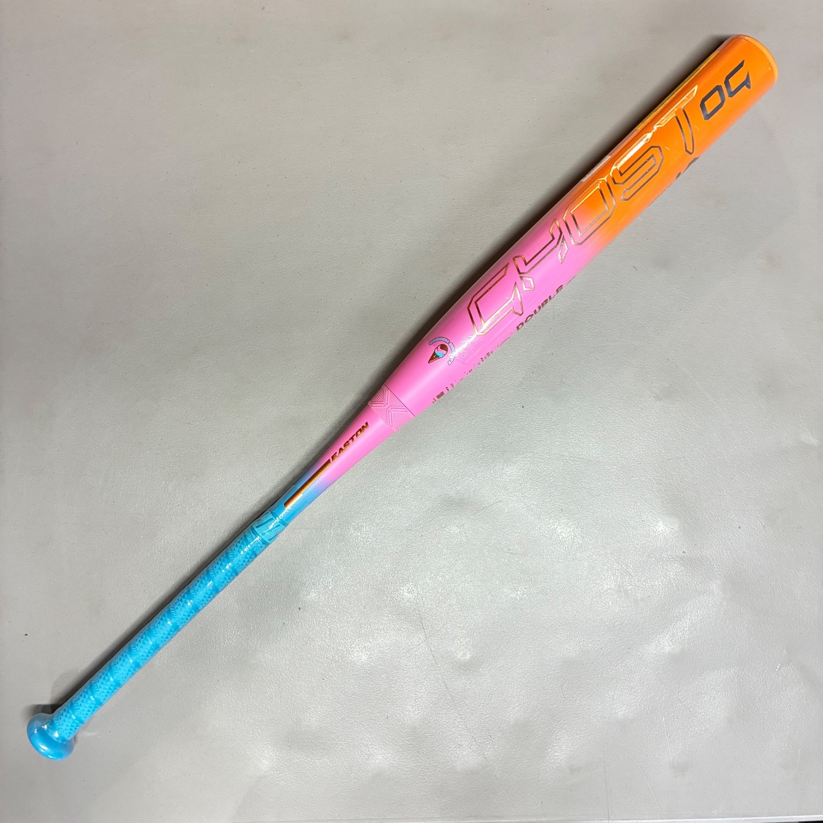 Easton Ghost OG Rainbow Sherbet Fastpitch Softball Bat 32 / 22 Orange Blue Pink