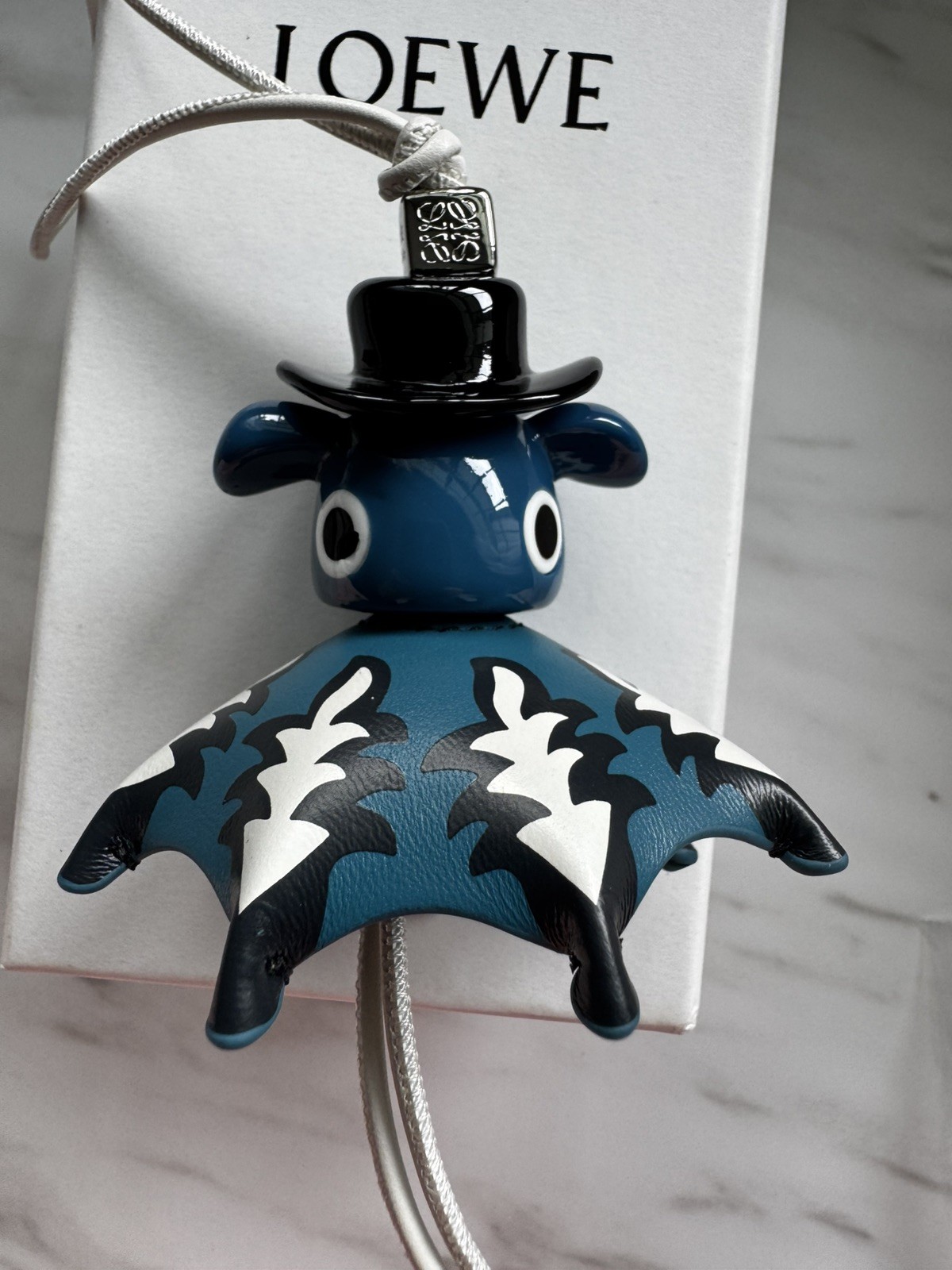LOEWE 10th Anniversary Cowboy Puzz Bag Charm  FLAWED EYE keychain 