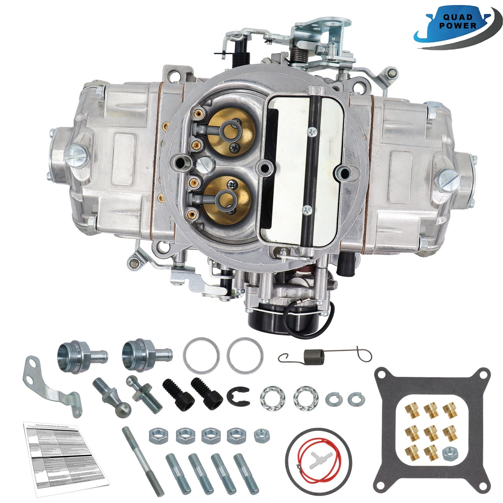 4 Barrel 650 CFM Brawler Double-Pumper Carburetor Electric Choke BR-67255 Carb 4 Barrel 650 CFM Brawler Double-Pumper Carburetor Electric Choke BR-67255 Carb