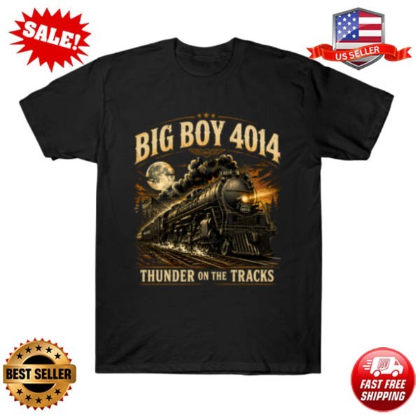 Big Boy 4014 Train 4th of July Retro US Flag Vintage Apparel T-Shirt Big Boy 4014 Train 4th of July Retro US Flag Vintage Apparel T-Shirt