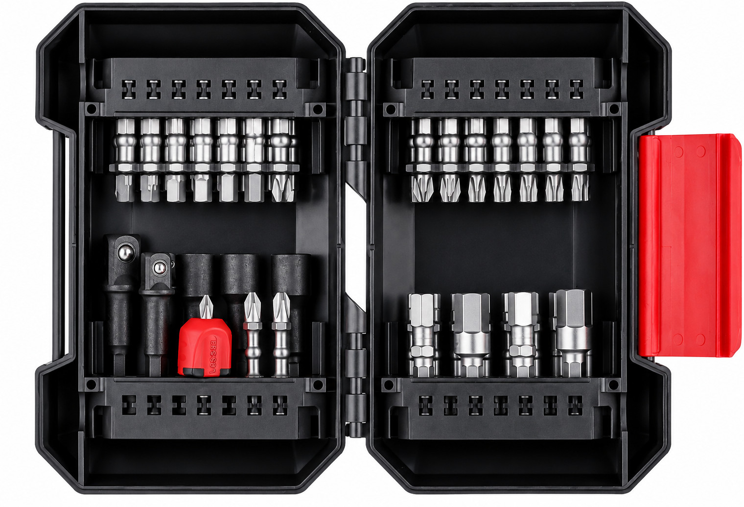 VESSEL IB52P01U 52-Pc IMPACT BALL Torsion Bit Set 1/4\
