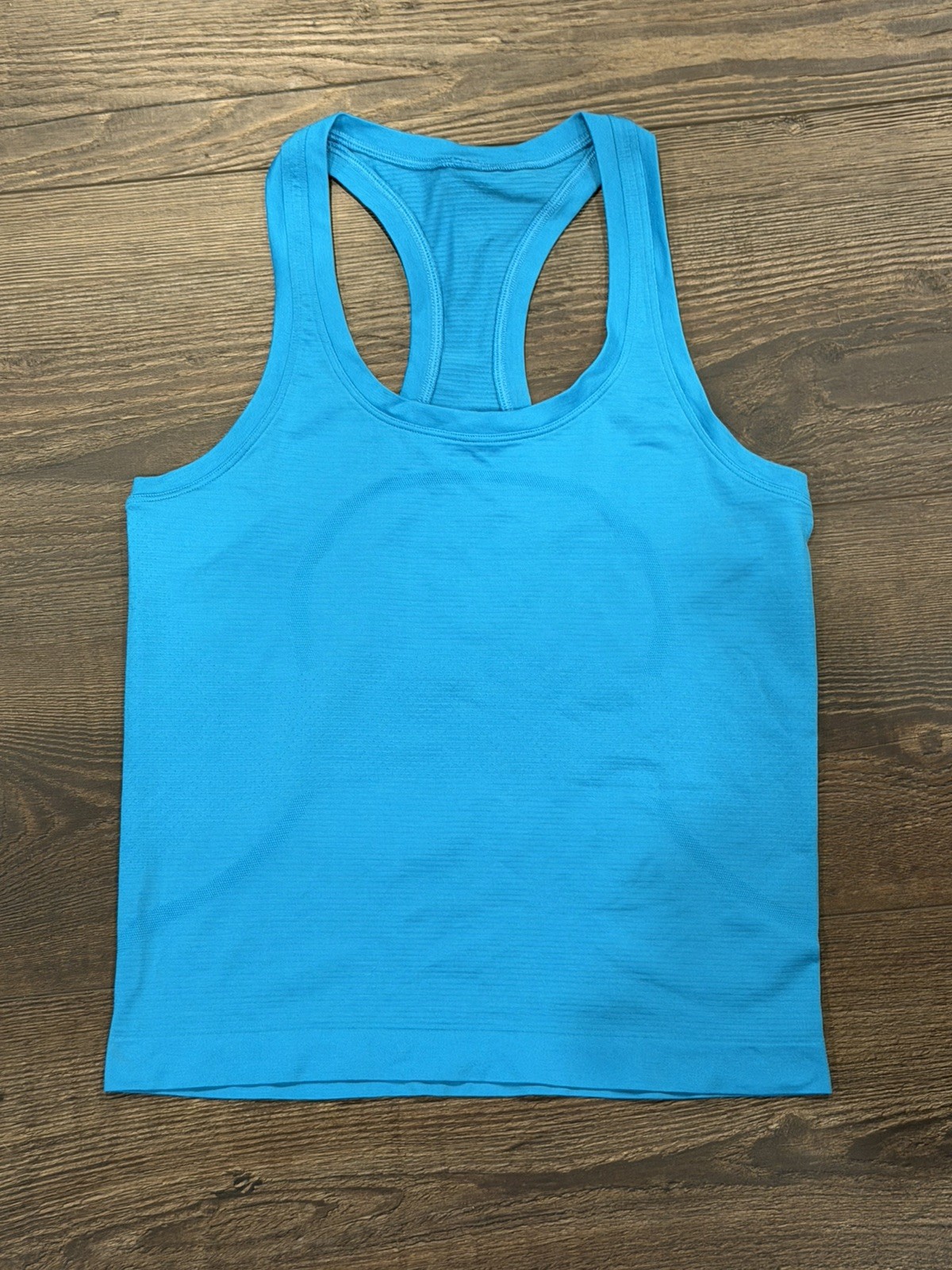 Lululemon Swiftly Tech Scoopneck Tank Waist Length Size 6 Teal Blue Lululemon Swiftly Tech Scoopneck Tank Waist Length Size 6 Teal Blue