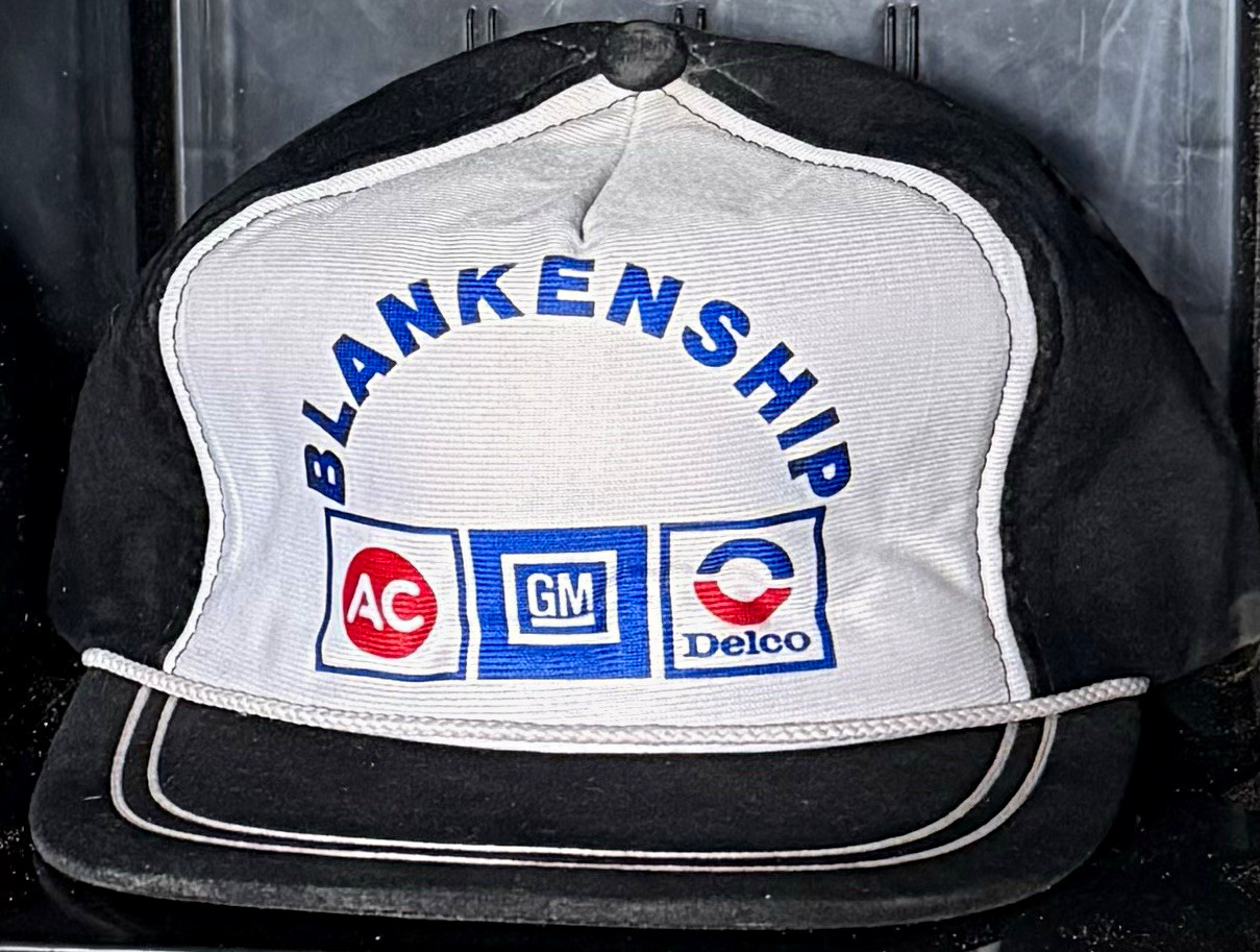 Vintage Blankenship GM AC Delco Rope Snapback Hat 80s Auto Parts Vintage Blankenship GM AC Delco Rope Snapback Hat 80s Auto Parts