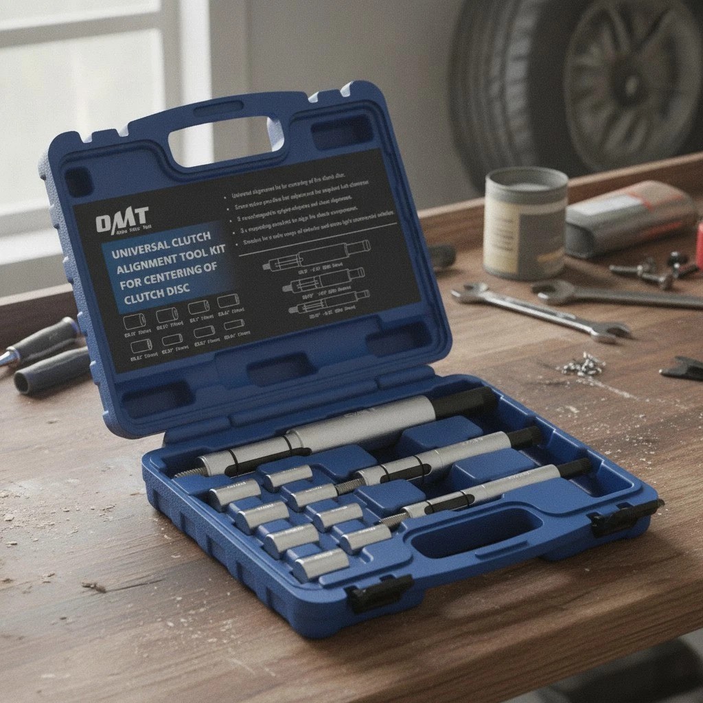 11-Piece Universal Clutch Alignment Tool Kit 3 Expanding Spindles, 8 Pilot Be... 11-Piece Universal Clutch Alignment Tool Kit 3 Expanding Spindles, 8 Pilot Be...