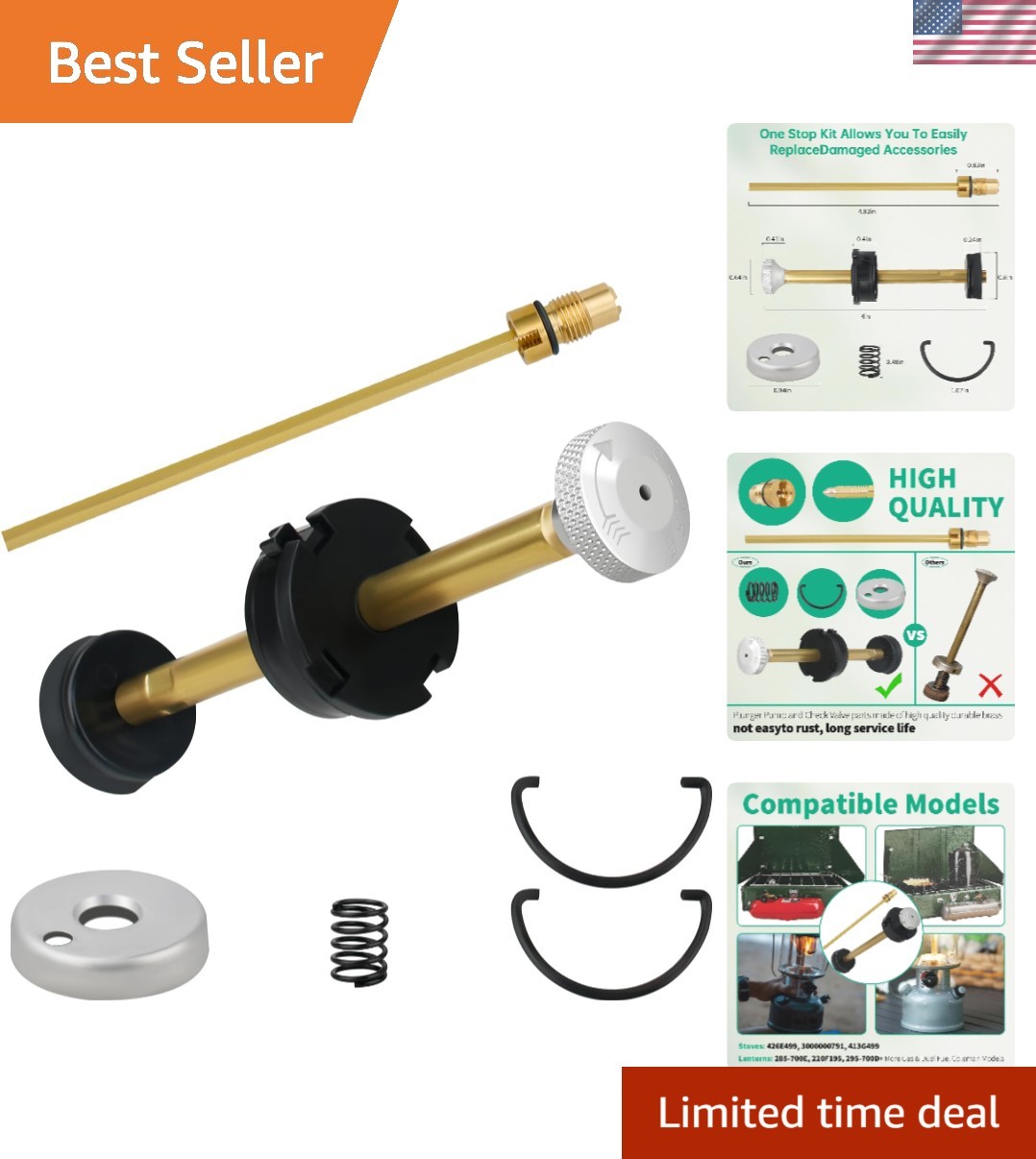 Coleman Camping Stove and Lantern Repair Kit with Essential Parts