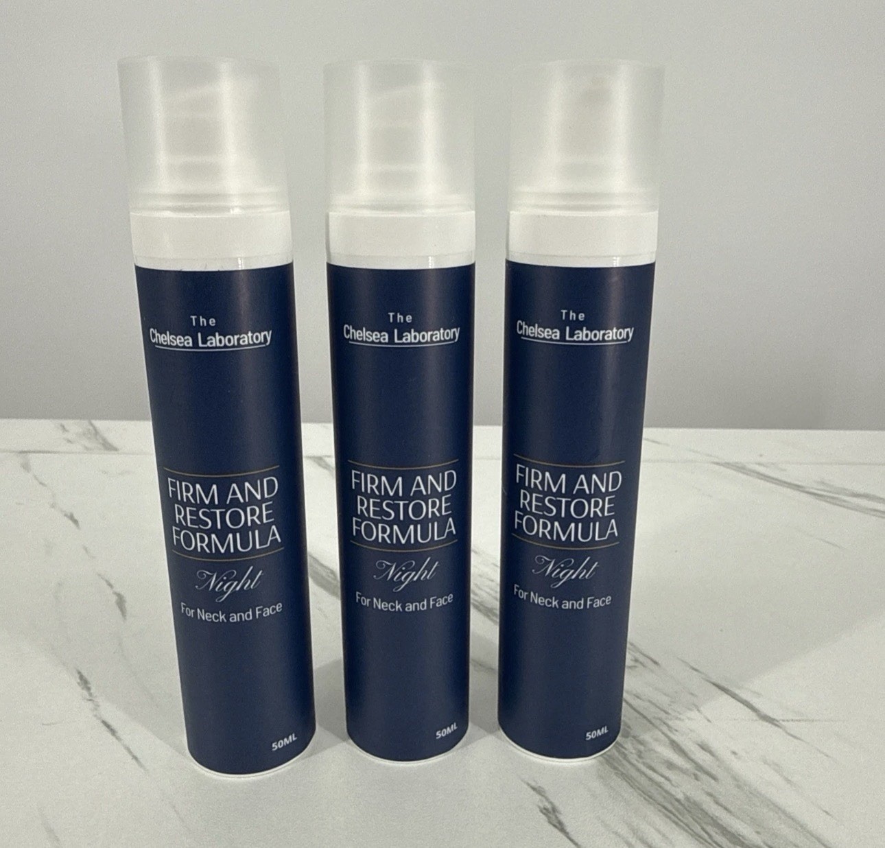 The Chelsea Laboratory Firm & Restore Formula Night 50 ml Each 3pk The Chelsea Laboratory Firm & Restore Formula Night 50 ml Each 3pk