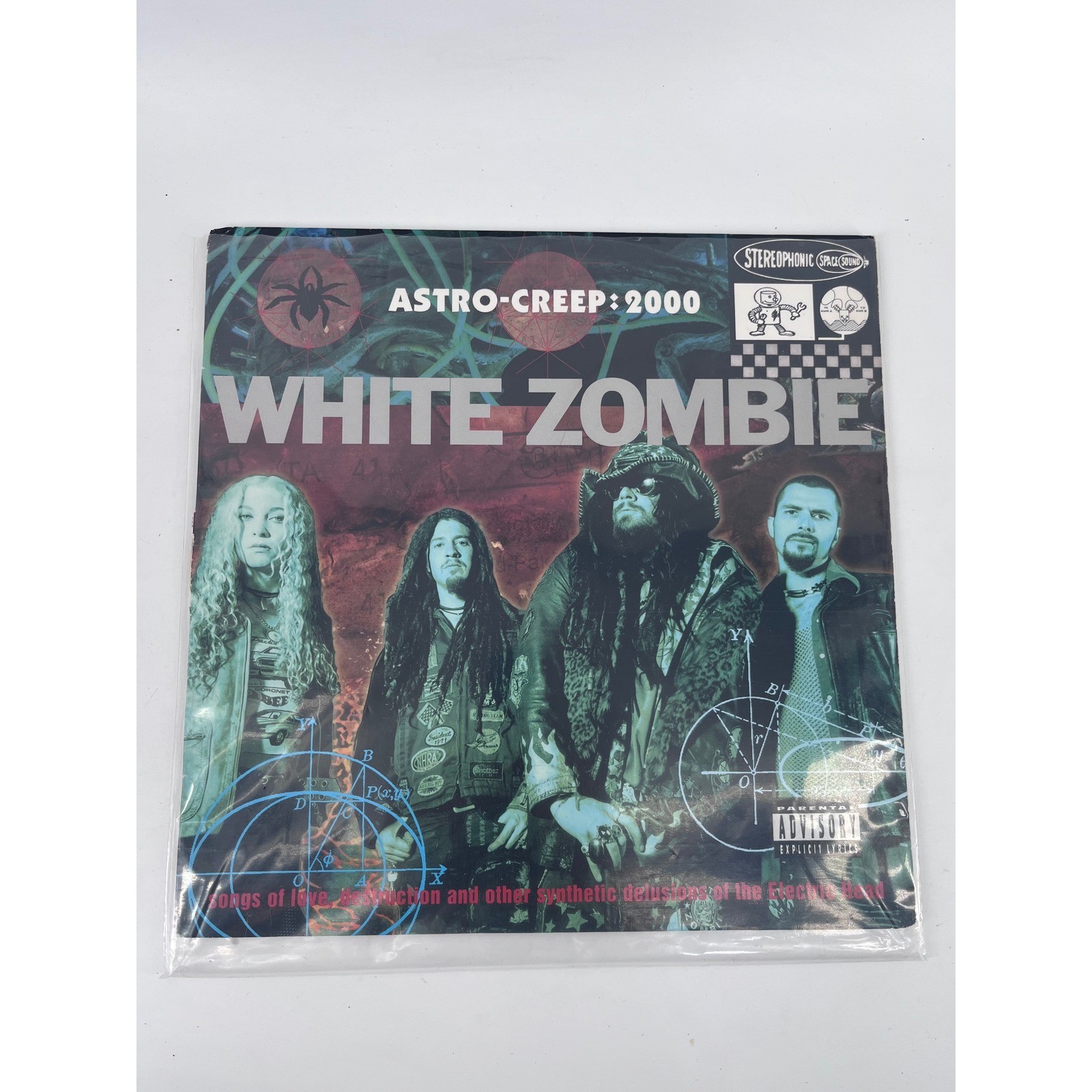 White Zombie Astro-Creep 2000 Translucent Blue Vinyl LP 1995 White Zombie Astro-Creep 2000 Translucent Blue Vinyl LP 1995