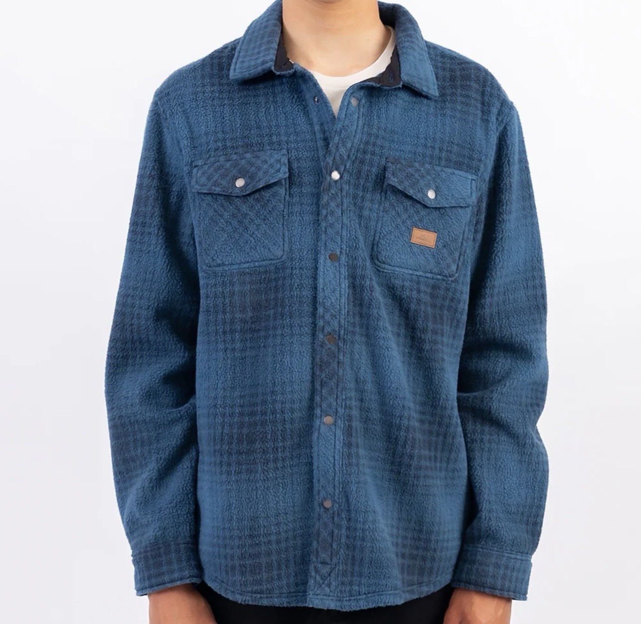 O\'Neill Men\'s Glacier Plaid High Pile Superfleece Shirt O\'Neill Men\'s Glacier Plaid High Pile Superfleece Shirt
