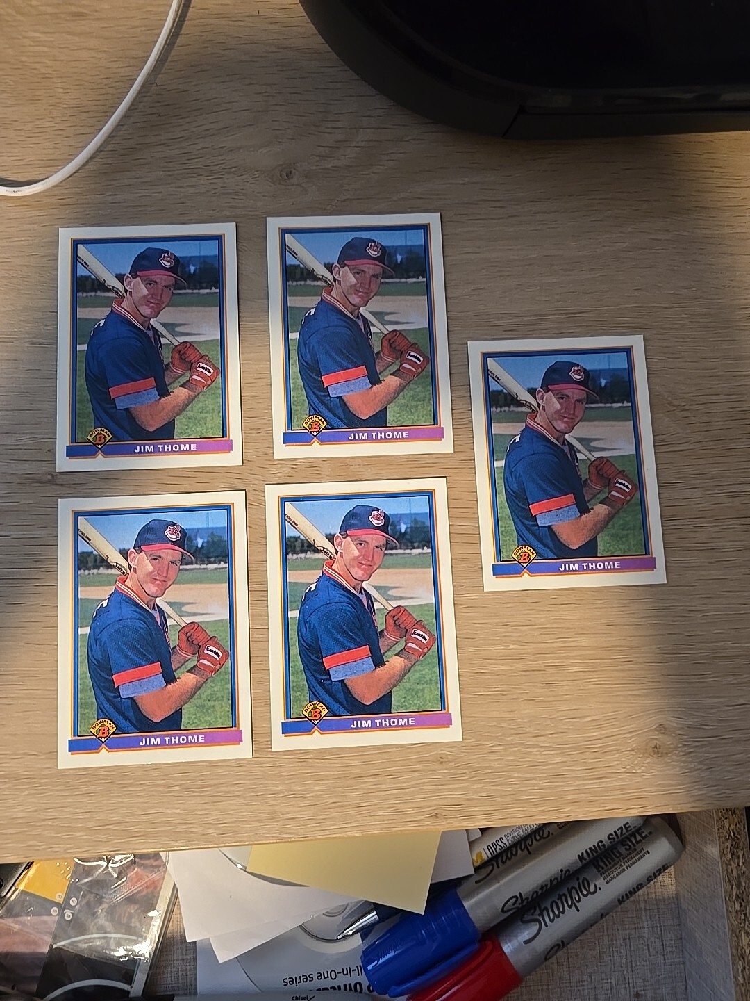 1-1991 Bowman #68 Jim Thome Rookie RC NR-MT Pack Fresh DEF GRADE WORTHY (Qty 55)