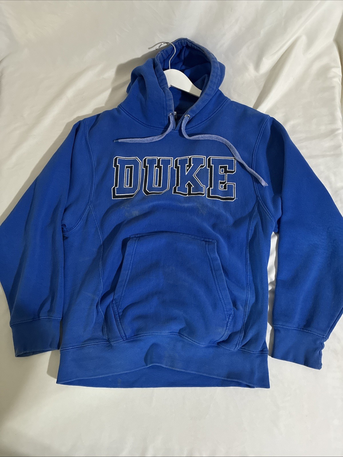 Vintage Rare Duke Blue Devils Blue Sweatshirt White Letters DUKE Size Small Vintage Rare Duke Blue Devils Blue Sweatshirt White Letters DUKE Size Small