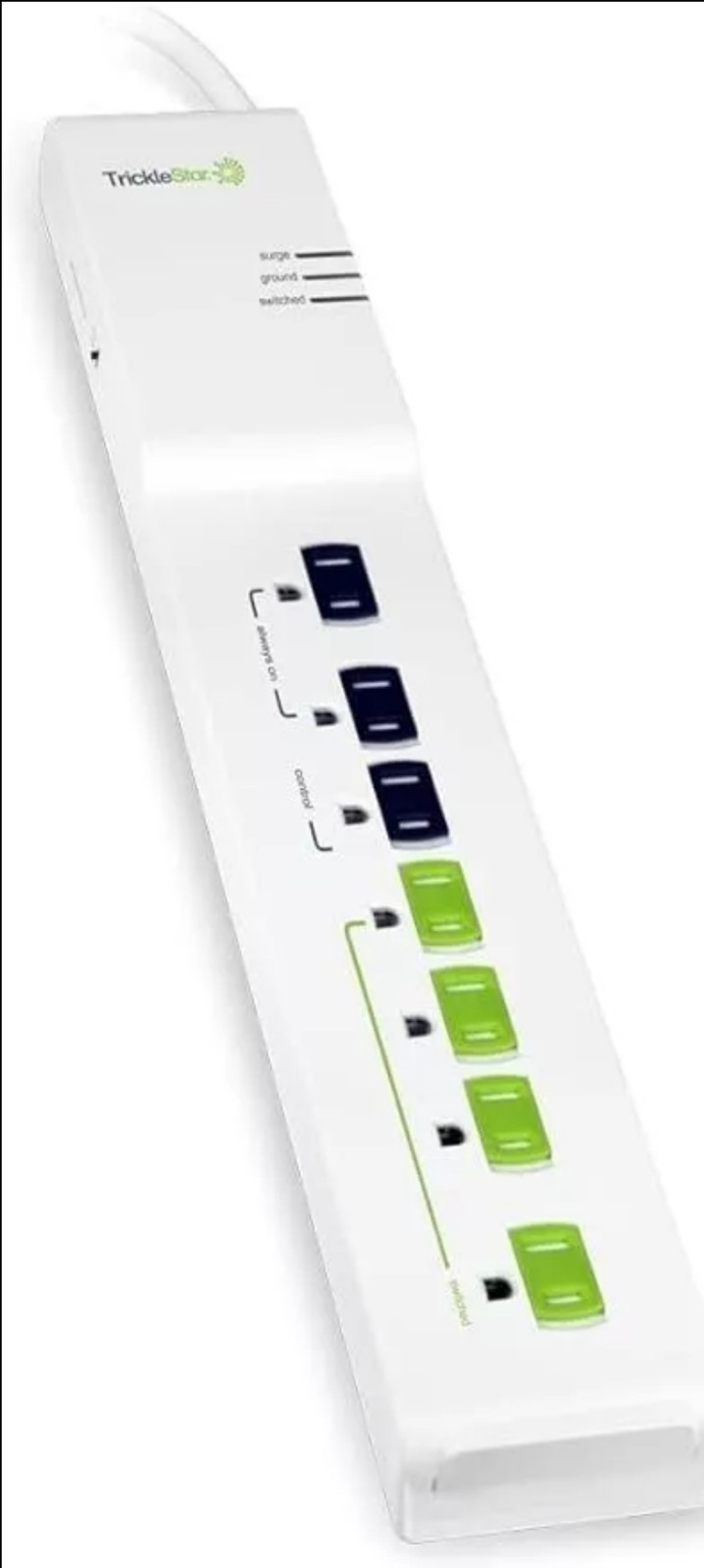 TrickleStar 7 Outlet Tier 1 Advanced Smart Power Strip/Surge Protector TS1104 TrickleStar 7 Outlet Tier 1 Advanced Smart Power Strip/Surge Protector TS1104