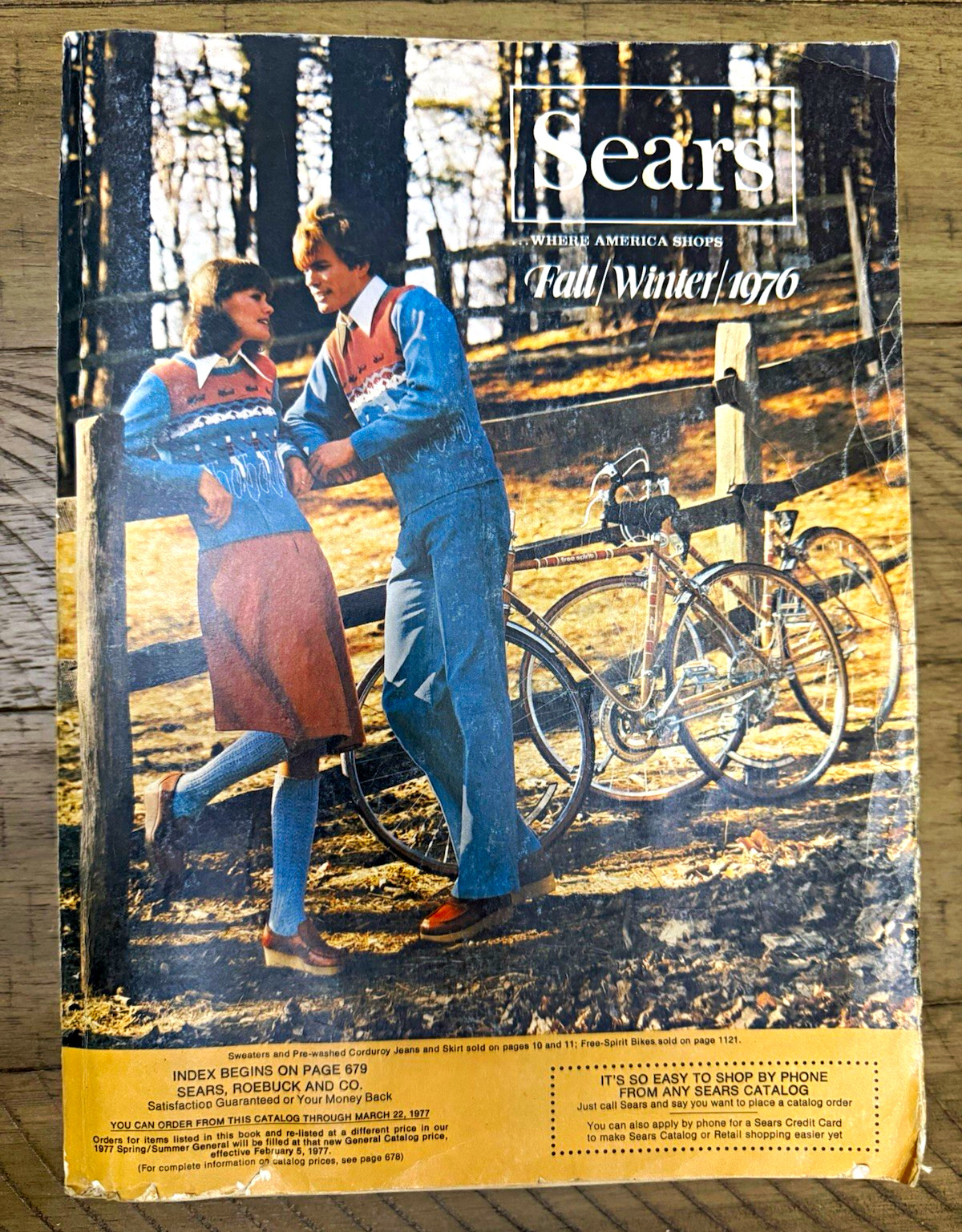 Vintage 1976 Sears Fall Winter Catalog