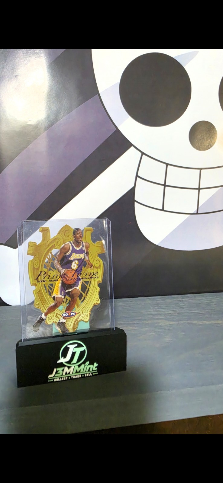 1997-98 SkyBox NBA Hoops Eddie Jones Prime Twine Insert /500 Lakers #6 1997-98 SkyBox NBA Hoops Eddie Jones Prime Twine Insert /500 Lakers #6