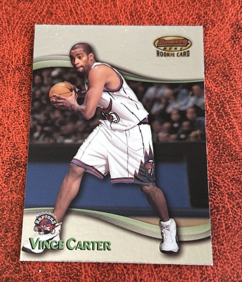 1998-99 Bowman\'s Best Vince Carter #105 Rookie 1998-99 Bowman\'s Best Vince Carter #105 Rookie
