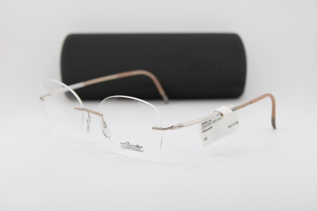 NEW SILHOUETTE 5540 CT 8640 BROWN GUNMETAL AUTHENTIC EYEGLASSES 54-17 NEW SILHOUETTE 5540 CT 8640 BROWN GUNMETAL AUTHENTIC EYEGLASSES 54-17