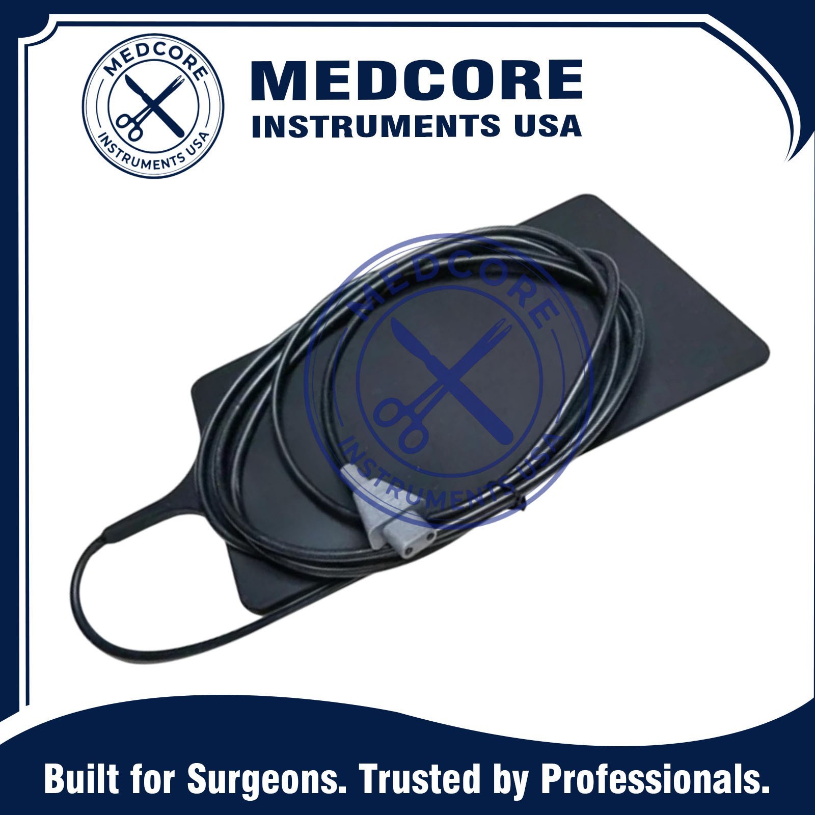Reusable Electrosurgery Patient Return Pad Diathermy Cautery REM Plate Ground Reusable Electrosurgery Patient Return Pad Diathermy Cautery REM Plate Ground
