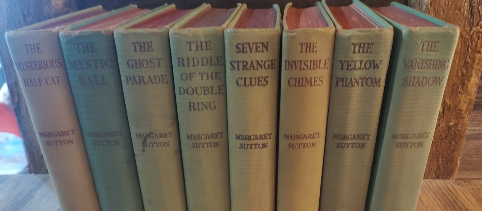 Antique Collection of Judy Bolton Mystery Novels by Margaret Sutton. Antique Collection of Judy Bolton Mystery Novels by Margaret Sutton.