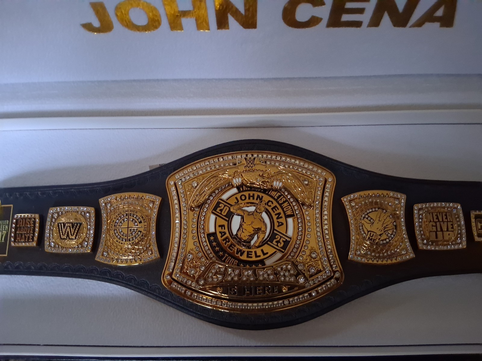 John Cena Farewell Tour Mini Spinner Belt Last Time Is Now