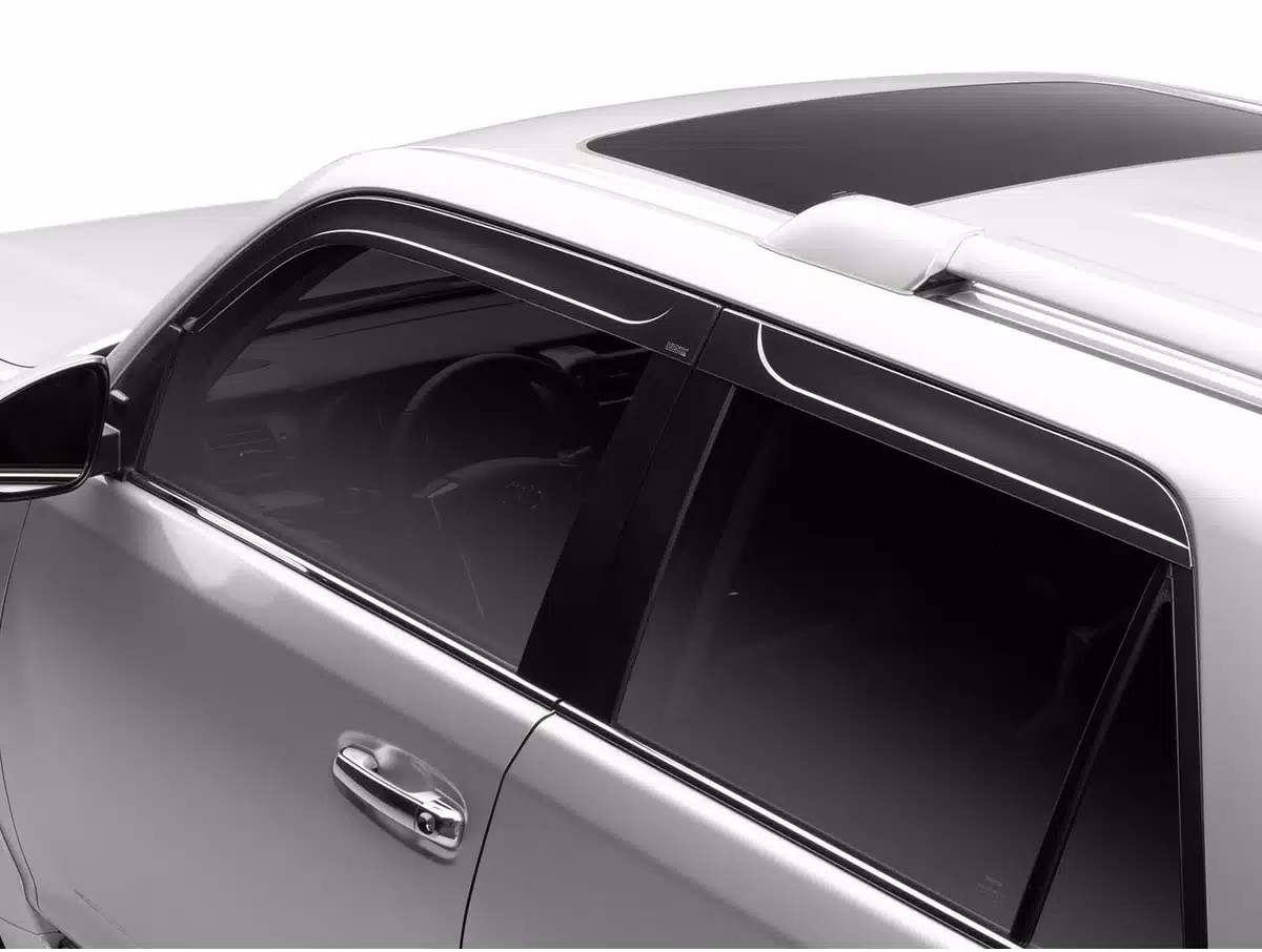 Husky Low Profile Ventvisor Smoke Fits 20-25 Ford Explorer 4pc Outside Mount