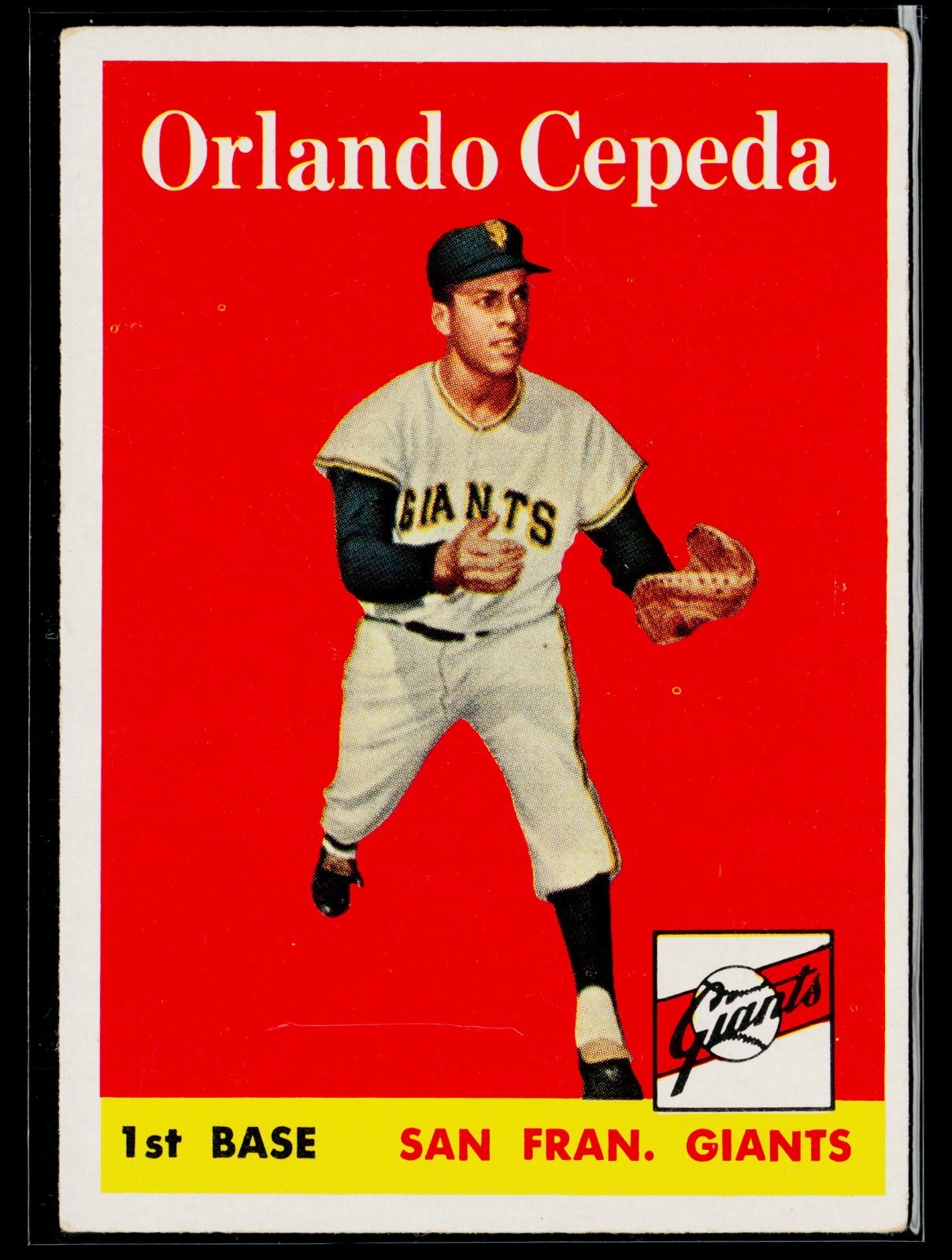 1958 Topps Orlando Cepeda #343 1958 Topps Orlando Cepeda #343